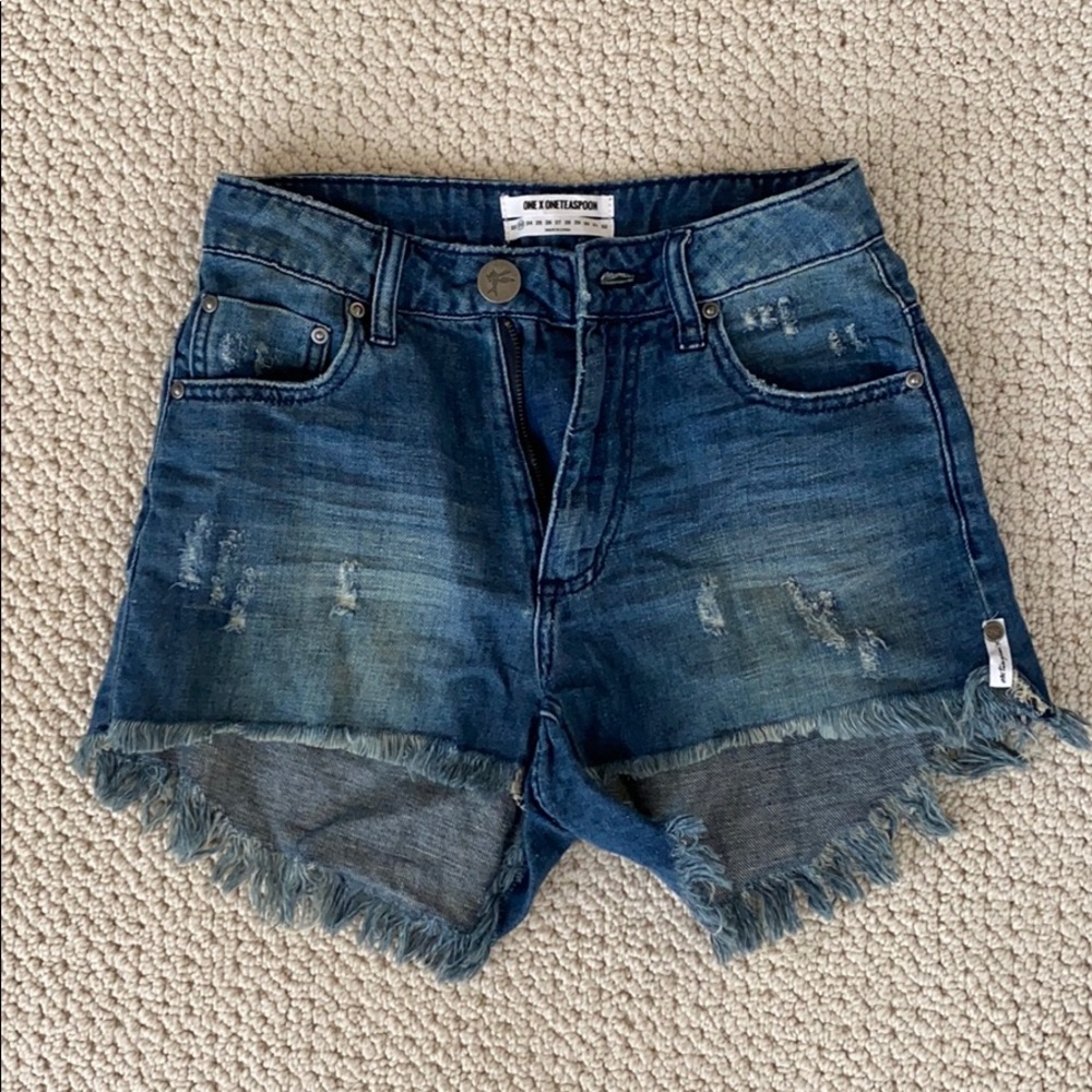 One Teaspoon High Waist Shorts